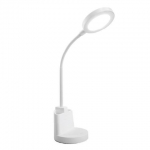 Φωτιστικό γραφείου LED 7W αφής με μολυβοθήκη O13x30εκ. ύψος, λευκό 32210-00