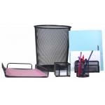 ΣΕΤ ΓΡΑΦΕΙΟΥ ΜΕΤΑΛΛΙΚΟ 16907 (5τμχ) ΜΑΥΡΟ