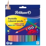 ΞΥΛΟΜΠΟΓΙΕΣ PELIKAN BDLN 24 ΧΡΩΜΑΤΩΝ ΤΡΙΓΩΝΕΣ ΛΕΠΤΕΣ