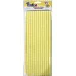 ΚΑΛΑΜΑΚΙΑ ΧΑΡΤΙΝΑ 25τεμ. ΚΙΤΡΙΝΗ ΡΙΓΑ THE LITTLIES 646708