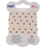 Κορδέλα πουά βαμβακερή 1.5εκ. x 2 μέτρα (28911)