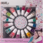 ΣΕΤ ΜΕ 16 ΜΙΚΡΑ ΜΑΝΟ ΚΑΙ ΣΤΡΑΣΑΚΙΑ ΣΕ ΔΙΑΦΟΡΑ ΧΡΩΜΑΤΑ  –  CREATE it! 84515