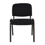 Καρέκλα επισκέπτη, Υ83,5x55x41 σε μαύρο χρώμα 13839-09