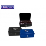 ΧΡΗΜΑΤΟΚΙΒΩΤΙΟ METRON 10` 25x18x9cm 333.01.10 ΜΠΛΕ
