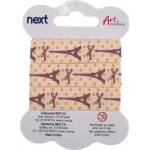 Κορδέλα Άιφελ βαμβακερή 1.5εκ. x 2 μέτρα (28913)