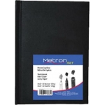 SKETCH BOOK METRON ART 14x21cm 110Φ. 100gr ΜΑΥΡΟ