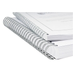 ΣΠΙΡΑΛ ΒΙΒΛΙΟΔΕΣΙΑΣ ΜΕΤΑΛΛΙΚΟ 12mm ΑΣΗΜΙ (100τμχ)