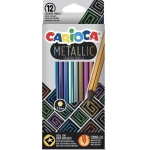 ΞΥΛΟΜΠΟΓΙΕΣ CARIOCA METALLIC 12TEM. 43164