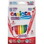 ΜΑΡΚΑΔΟΡΟΙ CARIOCA BIRELLO SUPERWASHABLE 12τμχ.