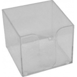 ΚΥΒΟΣ ΚΕΝΟΣ ΠΛΑΣΤΙΚΟΣ ΓΙΑ ΧΑΡΤΑΚΙΑ 9Χ9εκ.