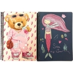 ΤΕΤΡΑΔΙΟ ΣΠΙΡΑΛ 17χ25 2Θ. BMU Bear - Mermaid 357-24402