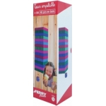 JENGA ΧΡΩΜΑΤΙΣΤΑ ΞΥΛΙΝΑ ΤΟΥΒΛΑΚΙΑ (FAIRY JOUETS) 320307