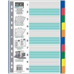 ΔΙΑΧΩΡΙΣΤΙΚΑ Α4 ΠΛΑΣΤΙΚΑ ΧΡΩΜΑΤΙΣΤΑ 10Θ.