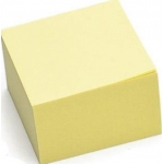 NOTES MEMO 76X76mm ΚΙΤΡΙΝΑ ΚΥΒΟΣ