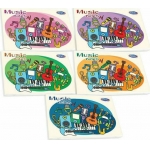 ΤΕΤΡΑΔΙΟ ΜΟΥΣΙΚΗΣ JUNIOR SKAG ΠΛΑΓΙΟ 17Χ25 40Φ.