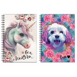 Τετραδιο Σπιραλ BMU Magic Unicorn Love Dog 357-17402 17χ25εκ. 2Θεμ. 70Φ.