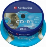 CD-R VERBATIM ΠΑΚΕΤΟ 25ΤΕΜ. PRINTABLE