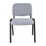 Καρέκλα επισκέπτη, Υ83,5x55x41 σε γκρι χρώμα 13839-03