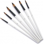 ΣΕΤ ΠΙΝΕΛΩΝ ΜΕ ΣΥΝΘΕΤΙΚΗ ΤΡΙΧΑ ΣΤΡΟΓΓΥΛΑ 6τμχ. (33053) σε blister