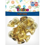 Καμπανάκια Χειροτεχνίας The littlies Χρυσά 20mm 18 Τμχ. 646610