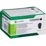TONER LEXMARK C232HK0 BLACK HC 3kpgs (C2325/C2425)