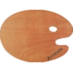 ΠΑΛΕΤΑ ΖΩΓΡΑΦΙΚΗΣ ΞΥΛΙΝΗ ΟΒΑΛ 24Χ30εκ.