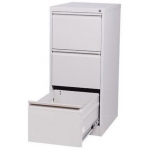 Συρταριέρα NEXTDECO 32805-08 κρεμαστών φακέλων γκρι με κλειδαριά, 3 συρτάρια Υ103,1x46x62εκ.