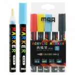 ΜΑΡΚΑΔΟΡΟΙ ΑΚΡΥΛΙΚΟΙ  M&G ΣΕΤ 5 ΤΕΜ 2mm