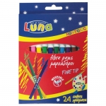 ΜΑΡΚΑΔΟΡΟΙ ΛΕΠΤΟΙ LUNA 24τμχ. 0620182