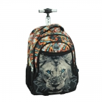 ΤΣΑΝΤΑ TROLLEY Back me up Grey Lion 357-38074