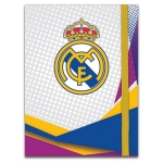 ΣΗΜΕΙΩΜΑΤΑΡΙΟ ΜΕ ΛΑΣΤΙΧΟ REAL MADRID 10Χ13,5εκ. 96φ.