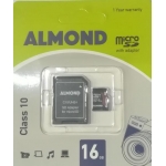 ΜΝΗΜΗ MICRO SDHC ALMOND ΜΕ ΑΝΤΑΠΤΟΡΑ 16G (class 10)