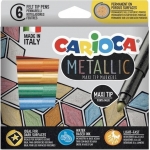 ΜΑΡΚΑΔΟΡΟΙ CARIOCA METALLIC MAXI /6 43161