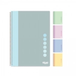 ΤΕΤΡΑΔΙΟ ΣΠΙΡΑΛ SKAG Pastel Vibe A4 3θεμ. (Διάφορα Χρώματα)