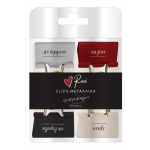 Μεταλλικά κλιπ (σετ 4 τμχ.) - Ρενέ 4