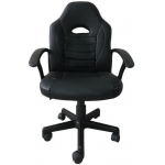 ΚΑΡΕΚΛΑ ΝΕΧΤ 13828 gaming μαύρη τροχήλατη (63X64X96εκ.)