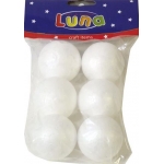 ΜΠΑΛΕΣ ΦΕΛΙΖΟΛ LUNA 6ΤΕΜ. 45mm 0601312