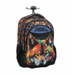 ΤΣΑΝΤΑ TROLLEY No Fear colored wolf 348-47074
