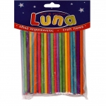 ΞΥΛΑΚΙΑ ΚΥΛΙΝΔΡΙΚΑ ΧΡΩΜΑΤΙΣΤΑ 4Χ100ΜΜ 100ΤΕΜ. 0601652