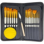 ΣΕΤ 15 ΠΙΝΕΛΑ ΣΥΝΘΕΤΙΚΑ ΣΕ ΘΗΚΗ ΝΕΧΤ (33049)