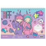 ΜΠΛΟΚ ΖΩΓΡΑΦΙΚΗΣ MUST BEST FRIENDS FOREVER - HELLO RAIN 585957 23X33 40Φ.