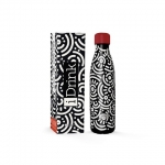 ΠΑΓΟΥΡΙ I DRINK ID0423 THERM BOTTLE 500ML GEOMETRIC