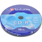 CD-R VERBATIM ΜΠΟΜΠΙΝΑ 10ΤΕΜ. WRAP