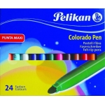 ΜΑΡΚΑΔΟΡΟΙ PELIKAN COLORADO MAXI 24ΧΡΩΜ.