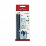ΣΕΤ FABER CASTELL 111181 JUNGLE 3 ΜΟΛΥΒΙΑ+ΓΟΜΑ+ΞΥΣΤΡΑ