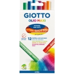 ΛΑΔΟΠΑΣΤΕΛ GIOTTO OLIO MAXI 11cm / 12ΤΕΜ.