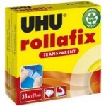 ΣΕΛΟΤΕΙΠ UHU ROLLAFIX TRANSPARENT 19X33m (ΔΙΑΦΑΝΟ)