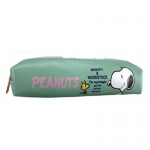 Κασετίνα Βαρελάκι Peanuts friends 365-04004 Πράσινη