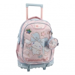 Σχολική Τσάντα Τρόλεϊ  Δημοτικού Cinnamoroll Must Team 3 Θήκες (490311)