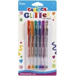 ΣΤΥΛΟ CARIOCA GLITTER ΣΕΤ 6 ΧΡΩΜΑΤΩΝ (1mm)